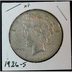 283. 1926 S Peace Silver Dollar. EF 40.