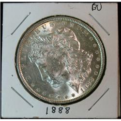 303. 1888 P Morgan Silver Dollar. Brilliant Unc.