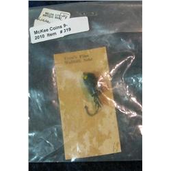 319. "Crew's Flies" Walthill, Nebr. Handmade Fishing Lure.