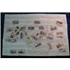 Image 2 : 340. Centennial Commemoration California Stamp Set with sheet for placing