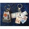 Image 2 : 349. Keyring with Miniature laminated Currency fan & Marlboro Cigarettes