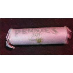 451. Roll of (50) Mixed Date Indian Head Cents with grades up to EF.
