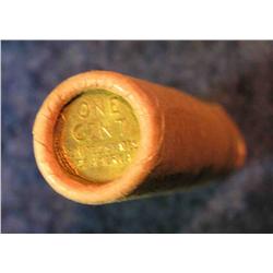 460. 1957 D Original BU Bankwrapped Roll of Lincoln Cents. (50 pcs.).