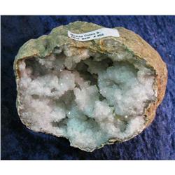 468. Highly Crystallized Iowa Geode. Keokuk formation. 