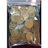 Image 2 : 475. (100) Mixed Date U.S. Wheat Cents. Includes some Steel cents.