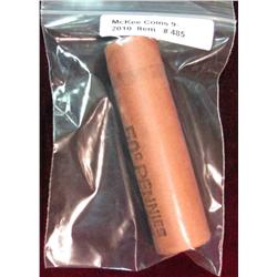 485. 1956 D Original BU Bankwrapped Roll of Lincoln Cents. (50 pcs.).