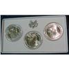 Image 1 : 543. 1983 P, D, & S Uncirculated Olympics Silver Dollar. In original case of issue.