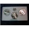 Image 2 : 556. 1984 P, D, & S Uncirculated Olympics Silver Dollar. In original case of issue.