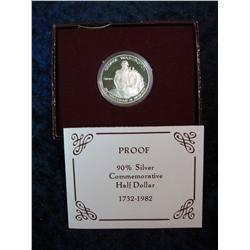 560. 1982 S George Washington Proof Silver Half Dollar. Original as issued.
