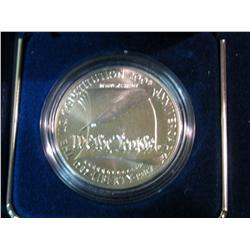 598. 1987 P U.S. Constitution Uncirculated Silver Dollar. Original as issued.