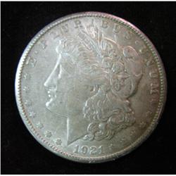 689. 1921 S Morgan Silver Dollar.VF 20.