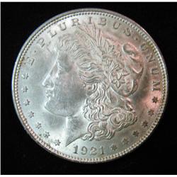 691. 1921 P Morgan Silver Dollar. Uncirculated.