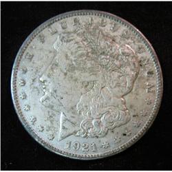 692. 1921 S Morgan Silver Dollar.VF 20.