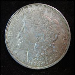695. 1921 D Morgan Silver Dollar. VF 30.