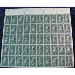 719. Original Mint Sheet of Gardening Horticulture .03c Stamps.