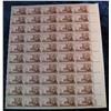 Image 1 : 721. Original Mint Sheet of Wildlife Conservation Wild Turkey .03c Stamps.