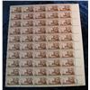 Image 1 : 722. Original Mint Sheet of Wildlife Conservation Wild Turkey .03c Stamps.