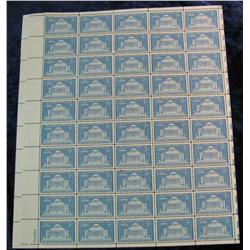 723. Original Mint Sheet of 1754-1954 Columbia University .03c Stamps.