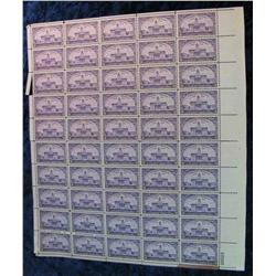 725. Original Mint Sheet of 1838-1938 Iowa Territorial Centennial .03c Stamps.