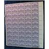 Image 1 : 725. Original Mint Sheet of 1838-1938 Iowa Territorial Centennial .03c Stamps.