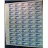 Image 1 : 727. Original Mint Sheet of 1956 Children's Stamp .03c each times 50.