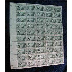 731. Original Mint Sheet of Minnesota Statehood 1858-1958 .03c Stamps.