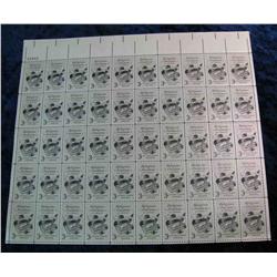 733. Original Mint Sheet of Religious Freedom in America .03c Stamps.