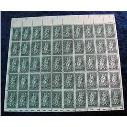 739.  Original Mint Sheet of Gardening Horticulture .03c Stamps.