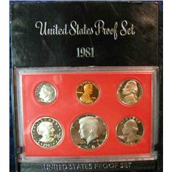 745. 1981 S U.S. Proof Set. Original as issued.