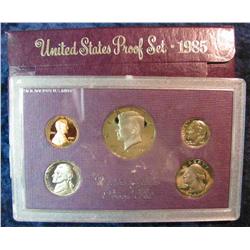 755. 1985 S U.S. Proof Set. Original as issued.