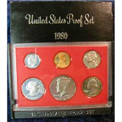 756. 1980 S U.S. Proof Set. Original as issued.