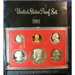 757. 1981 S U.S. Proof Set. Original as issued.