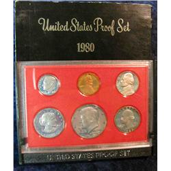759. 1980 S U.S. Proof Set. Original as issued.