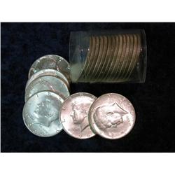 789. Roll of (20) 90% Silver U.S. Kennedy Half Dollars. Circ.