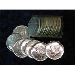790. Roll of (20) 90% Silver U.S. Kennedy Half Dollars. Circ.
