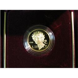 791. 1988 W U.S. Olympics $5 U.S. Gold Commemorative Coin in original holder.
