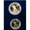 Image 1 : 794. 1987 Proof One-Half and One Ounce American Eagle Gold Coin Set