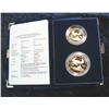Image 2 : 794. 1987 Proof One-Half and One Ounce American Eagle Gold Coin Set