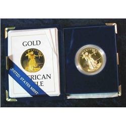 796. 1986 Proof American Eagle $50 Gold One Ounce Coin.
