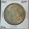 Image 1 : 819. 1921P Morgan Dollar. EF.