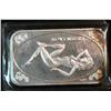 Image 1 : 872. November Nude Collectors Silver Bar.