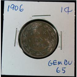 892. 1906 Canada Large Cent. Gem Toned BU.