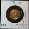 Image 1 : 902. 1939 Canada Small Cent. Choice BU. Full Red.