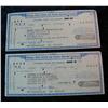 Image 1 : 929. (2) 1960's Chicago, RI & Pacific Rail Road Dividend Checks.