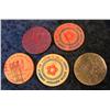 Image 2 : 930. (5) Different Wooden Nickels for Sambo's