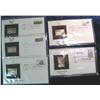 Image 1 : 982. (5) 22K Gold Stamps First Day Covers 1981-1983