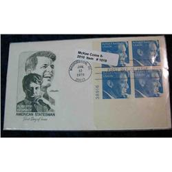 1019. 1979 Robert Kennedy First Day Stamp Cover.