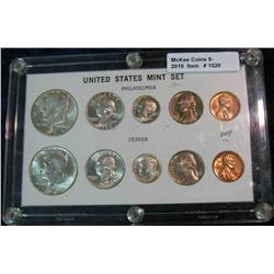 1020. 1964P & D BU Year Set. In Capial Holder.