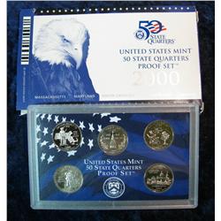 1103. 2000S US Proof Quarter Set. Original as Issued.