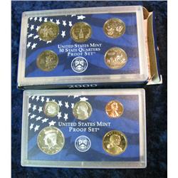 1105. 2000S US Proof Set. Water Damage to Box 